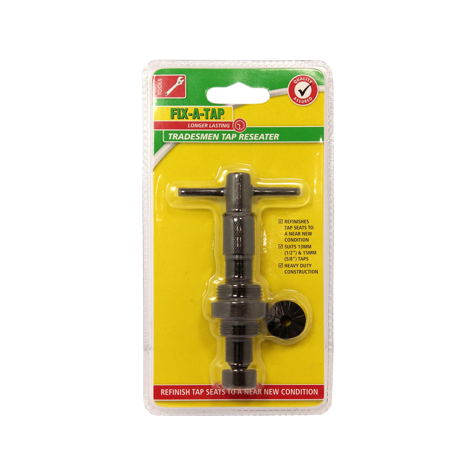 FIX-A-TAP 13mm 1/2" Tradesmen Tap Reseater Hardened Steel Black