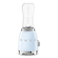 Smeg 50s Style Mini Personal Blender - Pastel Blue - 300W, 2 x 600ml Tritan Renew Bottles - PBF01PBAU
