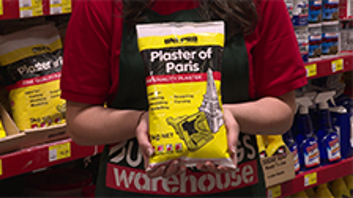Uni Pro Plaster of Paris 1kg Fine Quality Smooth Finish - SuperSaverAU - view 2