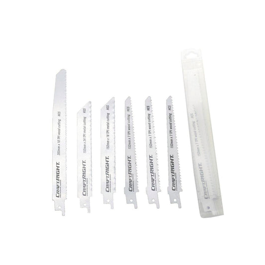 Craftright Reciprocating Saw Blades 10 Pack Manganese Steel Handy Set