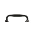 Lane 115mm Matte Black Hampton Handle Zinc Alloy - 4 Pack