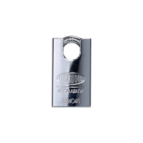 Lockwood 45mm 334 Series Shrouded Padlock 19mm Molybdenum Steel Shackle
