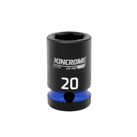Kincrome 20mm 1/2" Square Drive Impact Socket Chrome Molybdenum 6 Point