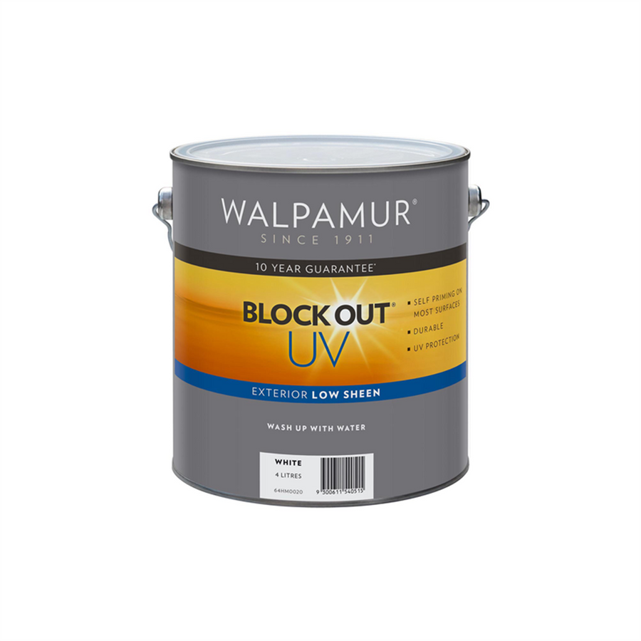 Walpamur Blockout UV Paint - 4L - Water Based - UV Resistant - SuperSaverAU - view 1