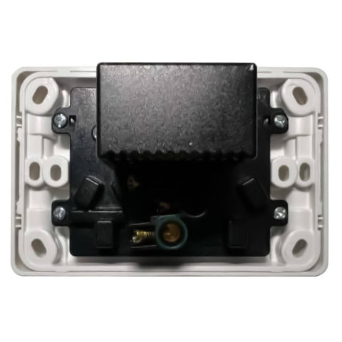 Deta x6 Double Power Point with USB A+C PD30W - 2 Outlets - 50mm x 74mm x 115mm - SuperSaverAU - view 2