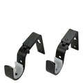 Pillar Black Adjustable Universal Brackets - 16mm & 25mm - 1 Pair - 70mm to 90mm - SuperSaverAU - view 1