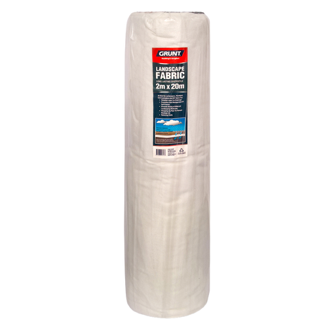 Grunt 2 x 20m Non Woven Geotextile Drainage Membrane Fabric