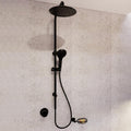 Mondella Matte Black Shower On Rail - 304 Stainless Steel - Luxury - SuperSaverAU - view 2