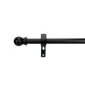 Pillar 16mm Black Ball Curtain Rod Finials - 2 Pack - 70mm - Secure Fit - SuperSaverAU - view 2