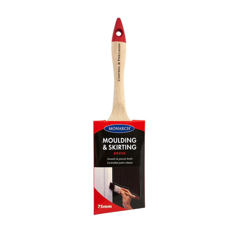 Monarch Moulding & Skirting Brush - 75mm - Synthetic - Smooth Finish - SuperSaverAU - view 1