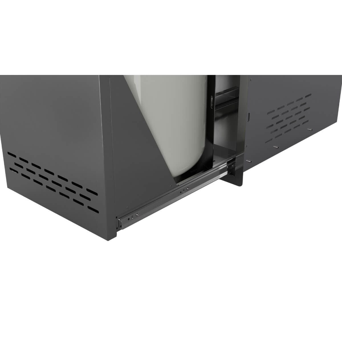 Beefeater Stainless Steel Gas Tank Drawer - Gas Bottle Compartment - Telescopic Drawer - BOC2080SA