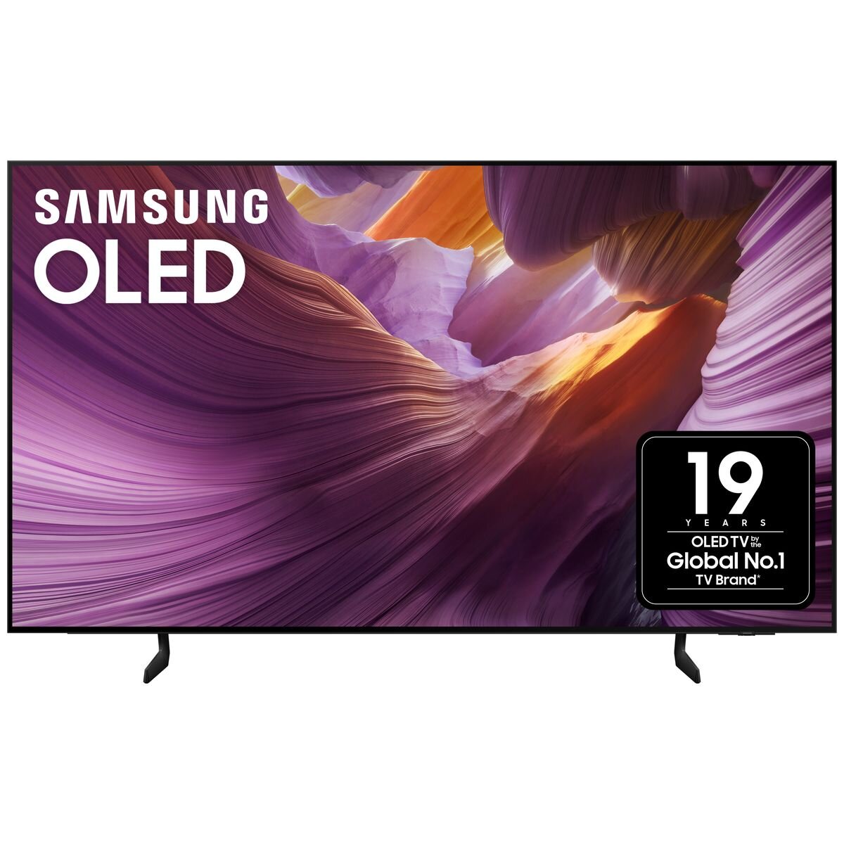 Samsung 83 Inch S85F OLED 4K Smart TV - NQ4 AI Gen2 Processor, Graphite Black - QA83S85FAEXXY