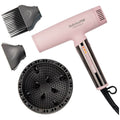 BaBylissPRO Nano Titanium Light ionic high-speed hair dryer - 1400W digital motor, pink blush - 900215