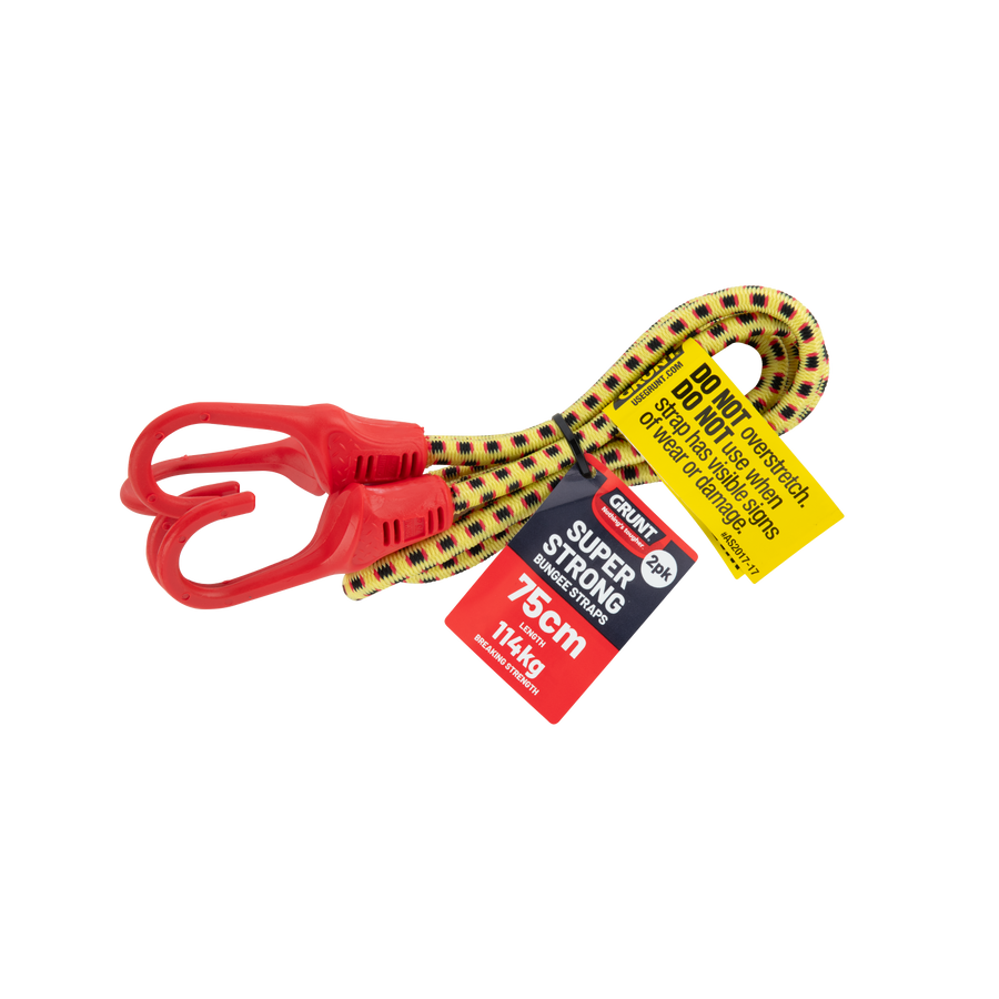 Grunt 75cm Tie Down Octopus Straps, 2 Pack, 35kg, Rubber and Latex, UV Protected
