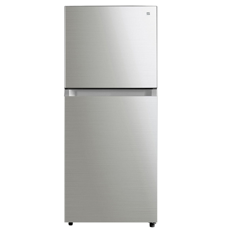 Seiki 203L Top Mount Fridge - Stainless Steel, Frost Free, Crisper Drawer, LED Lighting - SC-220AU8TMSS