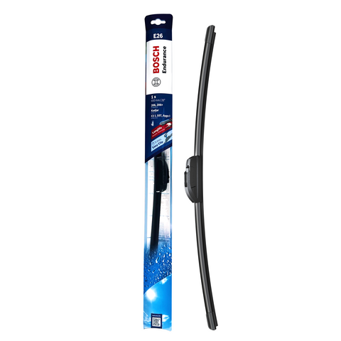 Bosch E26 Flat Endurance Wiper Blade 26" 650mm Hook Type Adapter