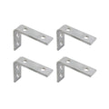 Carinya Galvanised Angle Bracket 75 x 50mm 4 Pack - Silver - SuperSaverAU - view 3