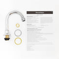 Shaw & Mason Chrome Swivel Basin Spout, Brass, 9L/min WELS 3 Star
