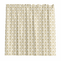 Barelli Shower Curtain - Fleur De Lis Gold Metallic - 180 x 180cm - Waterproof - SuperSaverAU - view 1