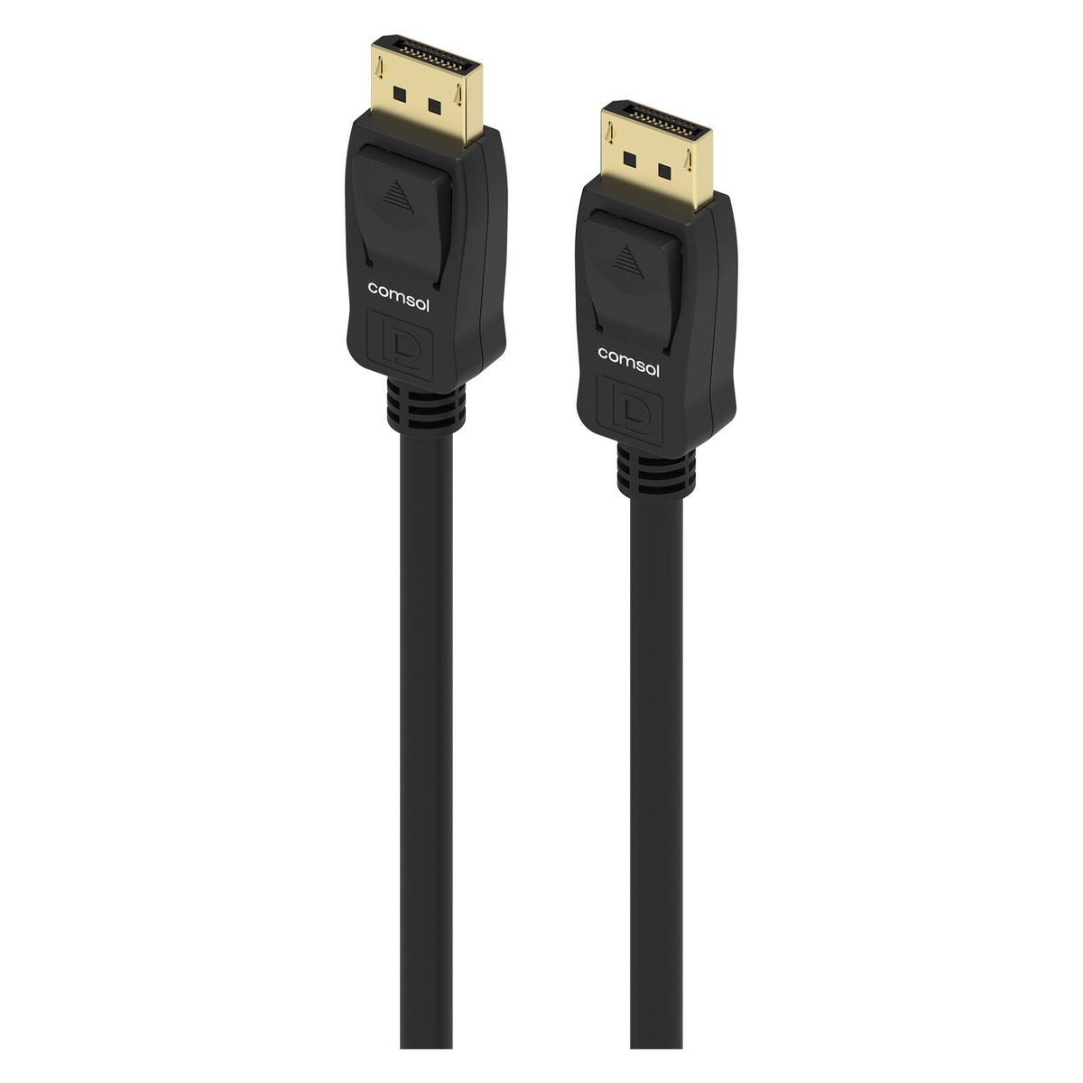 Comsol 2m 8K DisplayPort v1.4 Male to Male Cable - 32.4Gbps Bandwidth - HDR Support - SuperSaverAU - view 2