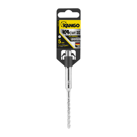 Kango 5mm K4 SDS Plus Drill Bit - 110mm Steel - Fast Drilling - SuperSaverAU - view 1