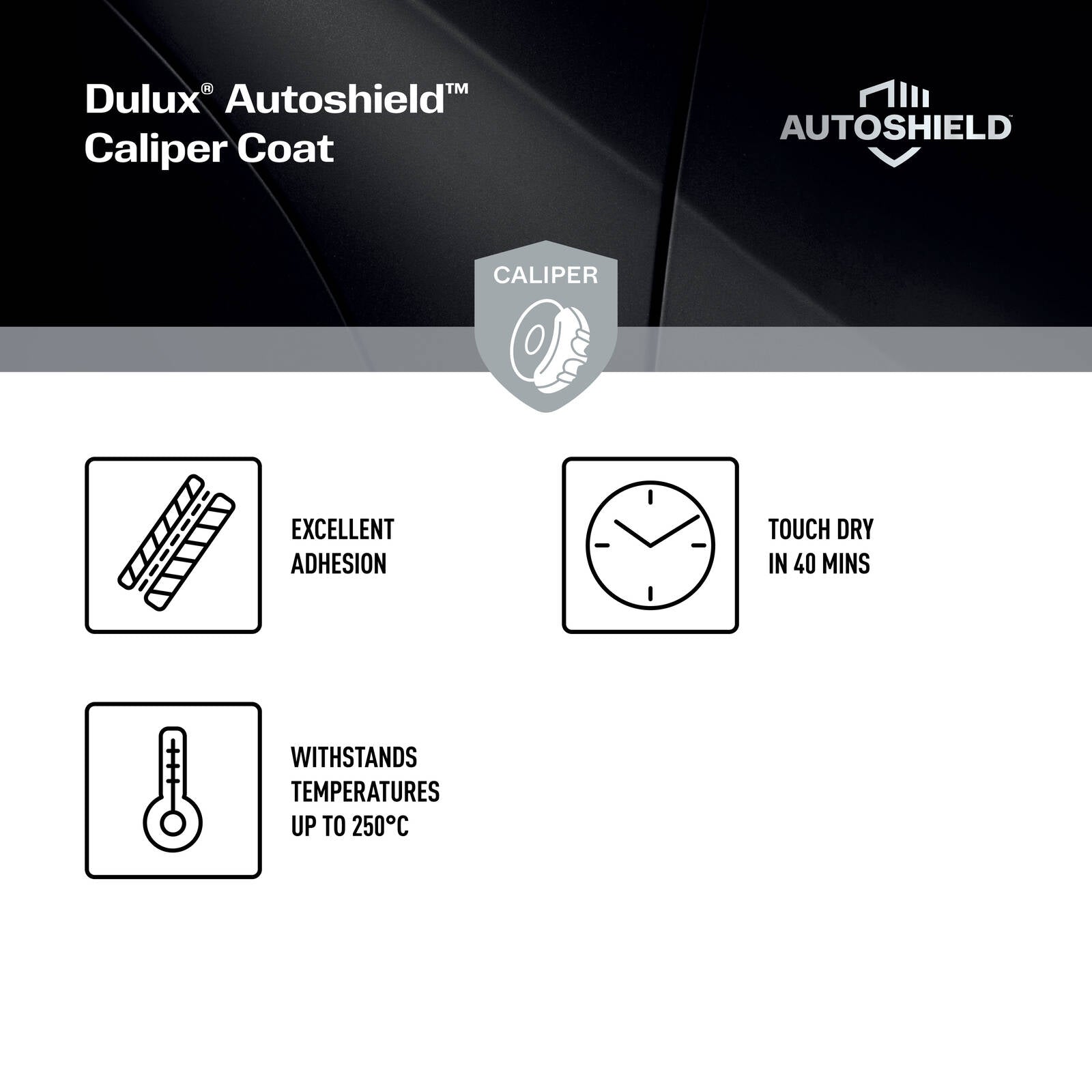 Dulux Autoshield 340g Silver Caliper Spray Paint, Durable Brake Caliper Finish