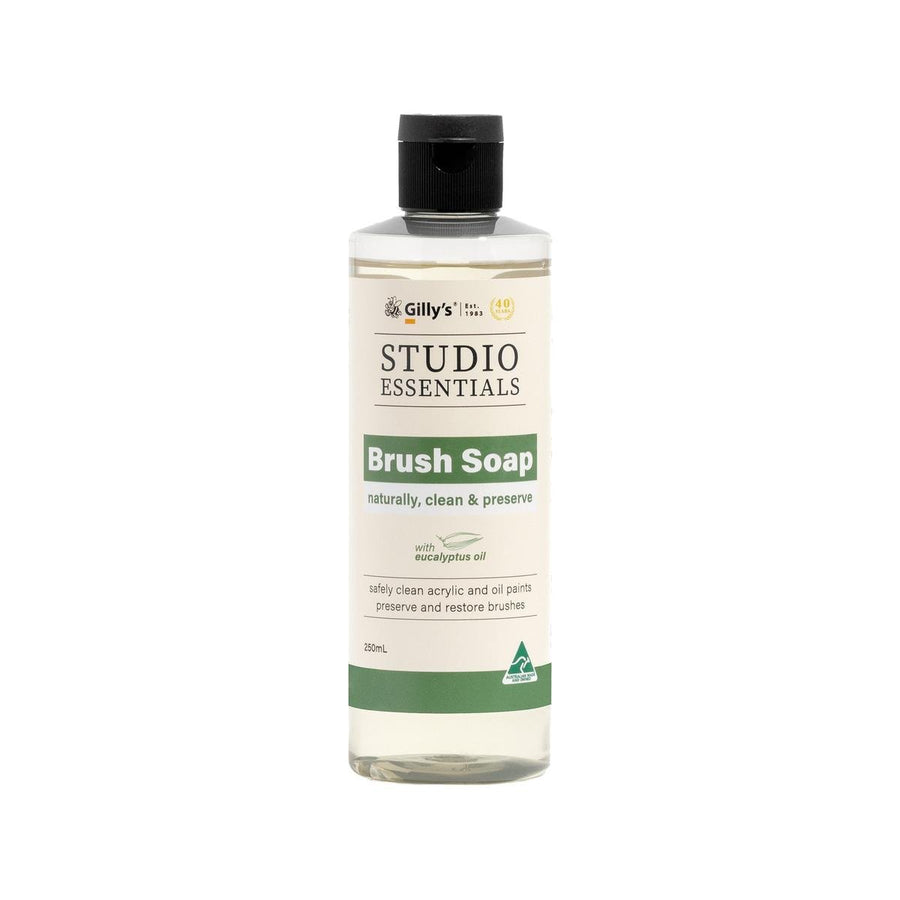Gilly S Brush Soap - 250ml - Natural Cleaner for Acrylic & Oil Paints - SuperSaverAU - view 1