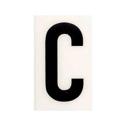 Sandleford 85mm White Self Adhesive House Letter C - Durable Polycarbonate - SuperSaverAU - view 1