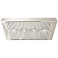 Schweigen 150cm BBQ Canopy Rangehood - Stainless Steel - 2500m³/h Extraction - On-Board Motor - CL8915