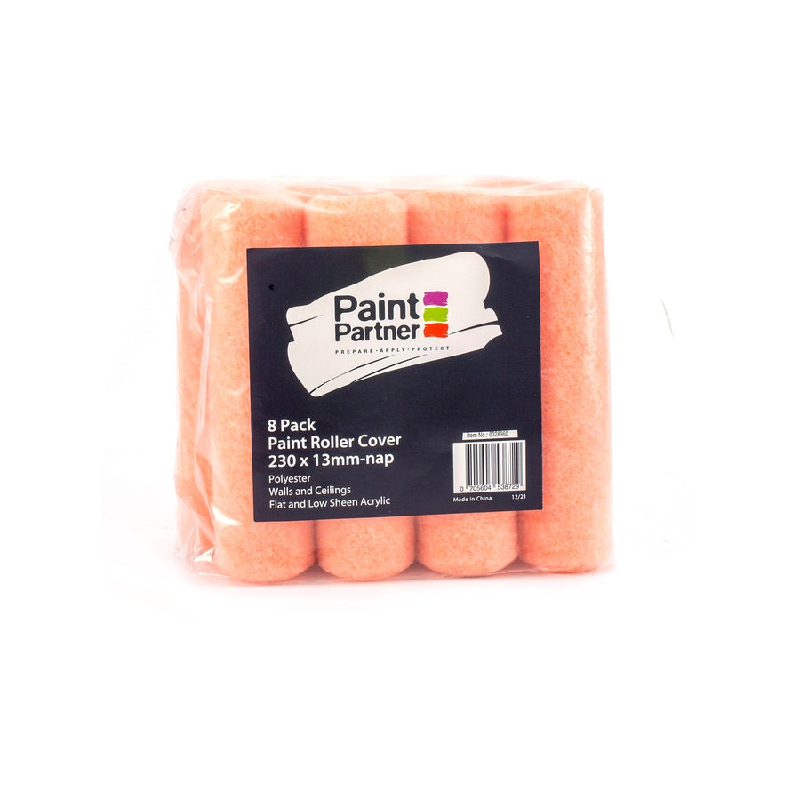 Paint Partner 230mm Paint Roller Cover - 8 Pack - SuperSaverAU - view 1
