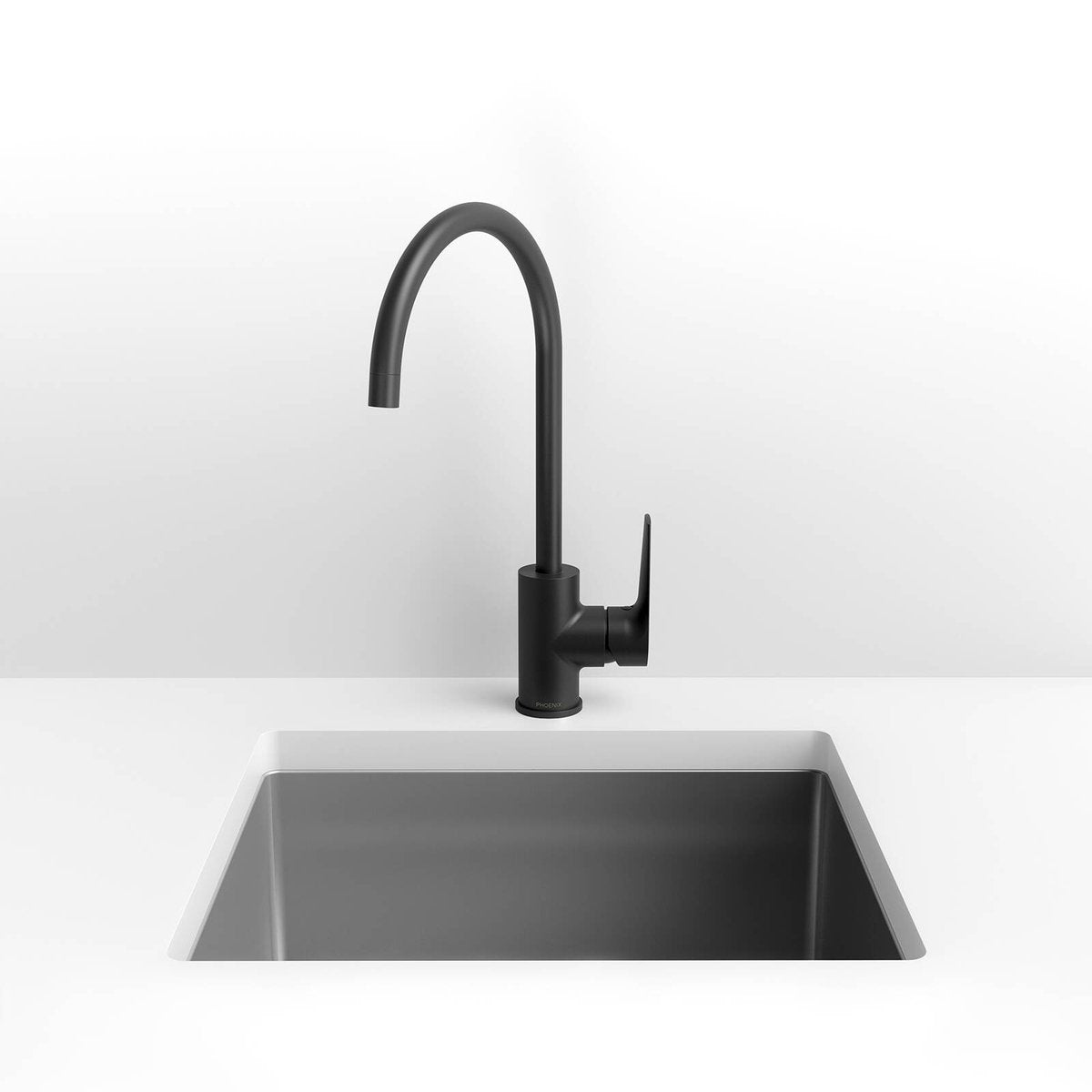 Phoenix Black Matte Bailey Sink Mixer - 360° Swivel Spout - Lead-Free - 99mm x 370mm x 237mm - SuperSaverAU - view 3