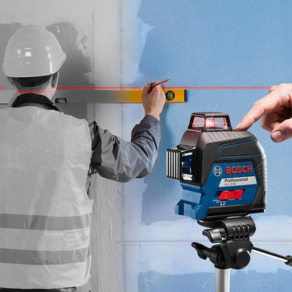 Bosch Line Laser - 3 x 360° - Plastic - Self-Levelling