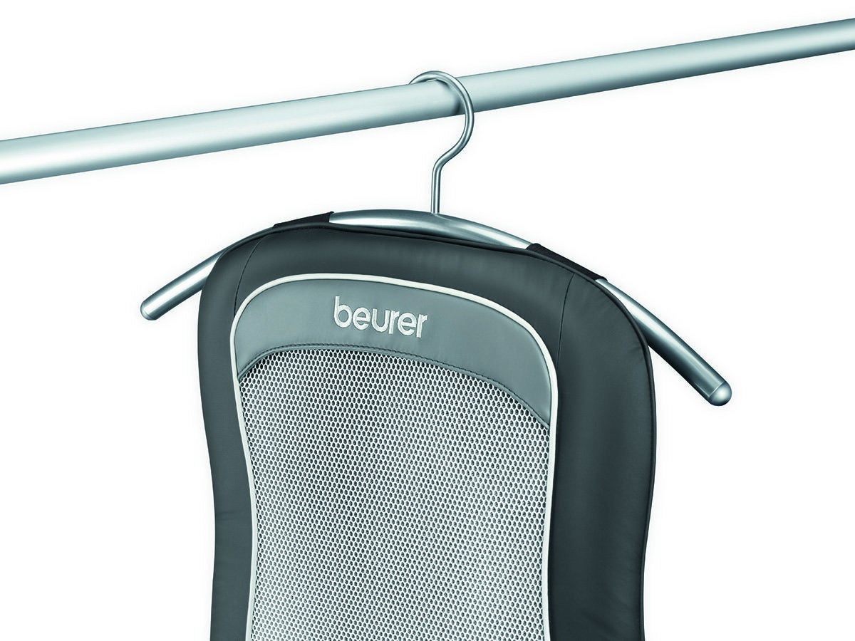 Beurer Shiatsu Seat Cover Massager - Four Massage Heads - Optional Heat - Timer - Black - MG206