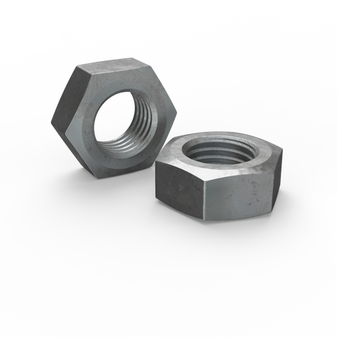 Zenith M16 Hot Dip Galvanised Hex Nuts Each - 4.6 Grade Steel - Rust Resistant - SuperSaverAU - view 1