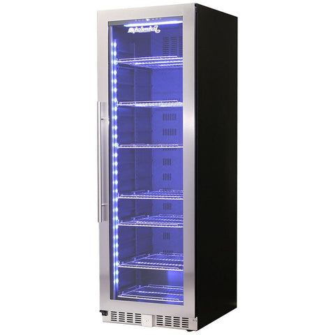 Schmick 405L Drinks Fridge - Stainless Steel Glass Door, Triple Glazed, 10 Star Rating - BD425RB
