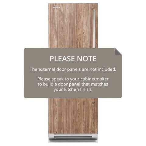 Fhiaba 494L Integrated Fridge Left Hinge - Total No Frost, Stainless Steel Interior - S7490FR3A
