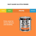 White Knight Rust Guard 4L Grey Quick Dry SLS Etch Primer