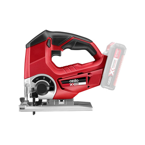 Ozito PXC 18V Cordless Jigsaw PXJSS-600 - Skin Only, 45 Degree Bevel, 2400 SPM, 25mm Stroke