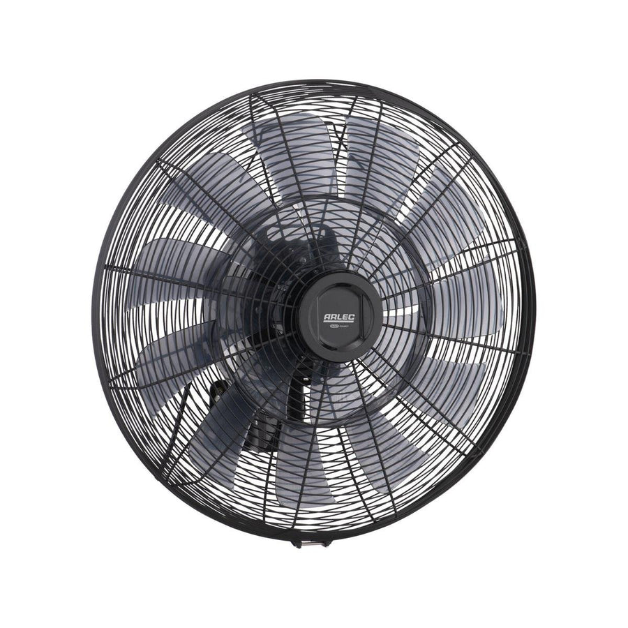 Arlec 45cm Grid Connect Smart DC Wall Fan - Black - 6 Speed Settings - SuperSaverAU - view 1
