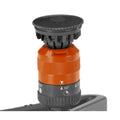 GARDENA Vario Comfort Circular Sprinkler, 225m² Coverage, 17m Spray, Weighted Base