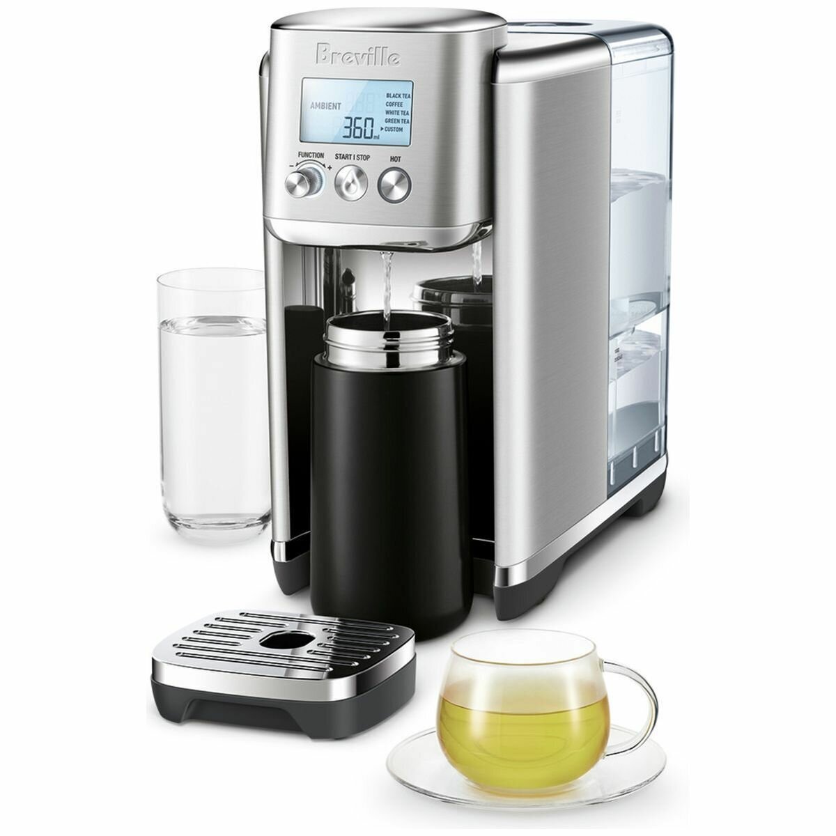 Breville the AquaStation Purifier Hot - 4-stage filtration, 3L tank, stainless steel - LWA200BSS2IAN1