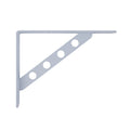 Carinya 250 x 195mm White Heavy Duty Circle Stayed Bracket - Powder Coated Steel, 200kg