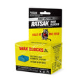Ratsak Fast Action Wax Blocks 80g - 6 Pack - Moisture Resistant - Blue - SuperSaverAU - view 1