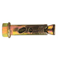 Macsim 10 x 97mm Yellow Zinc Plated Masonry Sleeve Anchor, Hex Nut - 15 Pack