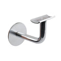 Carinya Handrail Bracket - 160mm x 220mm - Chrome Plated Steel - Curved Top - SuperSaverAU - view 1