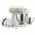 KitchenAid KSM195 Artisan stand mixer - Pistachio, two stainless steel bowls, 10 speeds - 5KSM195PSAPT