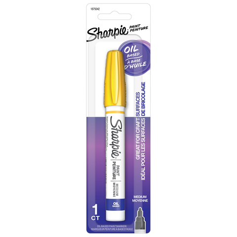Sharpie Medium Yellow Oil-Based Paint Marker