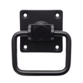 Zenith Matte Black Gate Ring Pull Handle - 108mm x 32mm x 115mm - Steel - SuperSaverAU - view 2