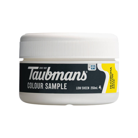 Taubmans Sample Pot 250ml Hi C Yellow Water Based Acrylic