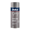 Dulux 300g Stainless Steel Effect Spray Paint, Decorative Metallic Finish for Metal, Wood & Plastic